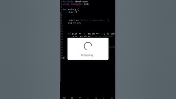 c++ program to cheak input character is alphabet or not #programming #subscribe #shorts