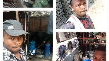 How She Received her Ice Block machine at Warri Delta state 12/12/2022 Size 100 Blocks capacity