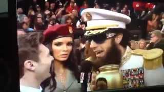 ★ ★ ★ 2012 Oscars HOT Prank ★ ★ ★ Sacha Baron Cohen you maniac