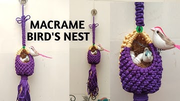 Macrame bird