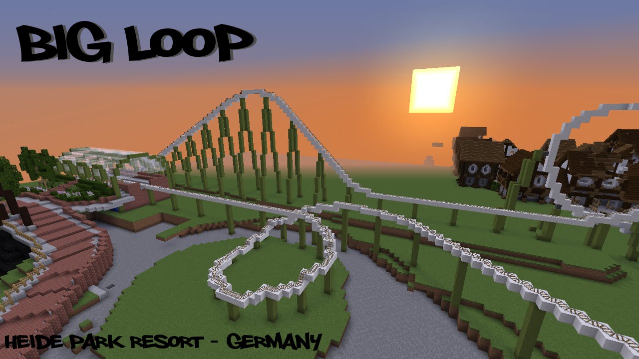 Recreating Heide Parks’s BIG LOOP in Minecraft! | REAL Coaster ...