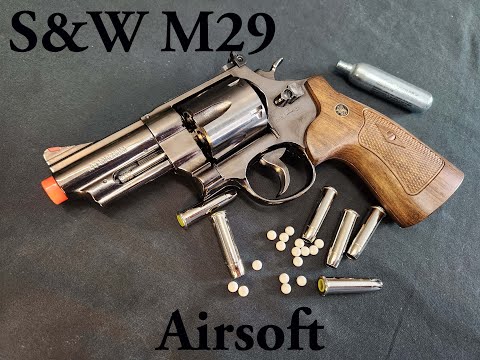 S&W M29 Short Barrel Airsoft Revolver