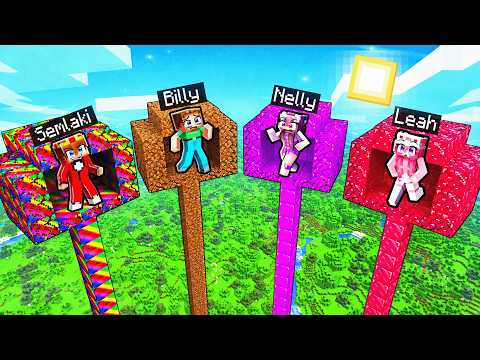 Semlaki und Billy NOOB vs Pro BAUMHAUS BATTLE in Minecraft!