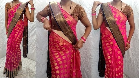 how to drape saree | how to  wear saree | easy saree draping for beginners