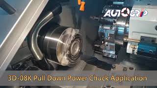 AUTOGRIP :: Pull Down Power Chuck(3D-08K) Application CNC LATHE screenshot 5