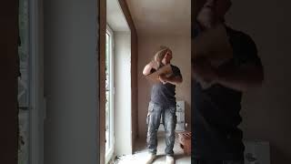 Plastering is tricky