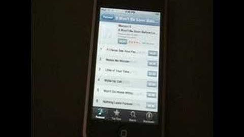 iPod touch iTunes Wi-Fi Music Store
