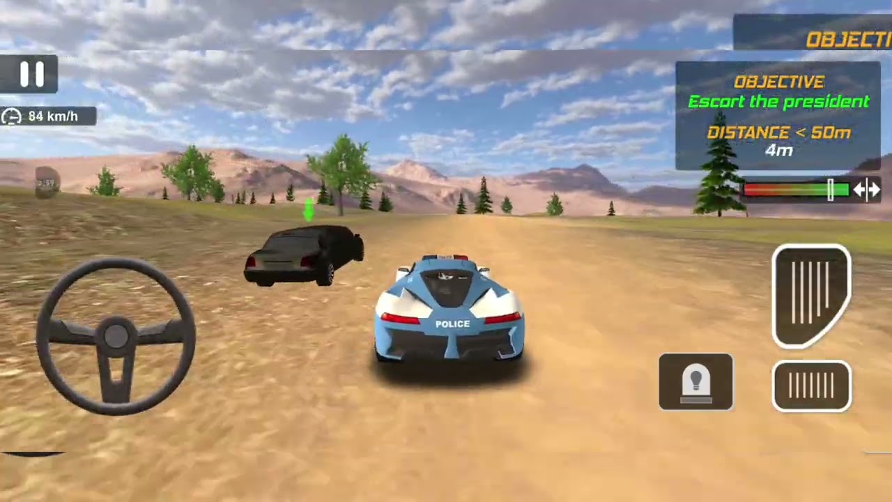 👮Police car gaming video post👮