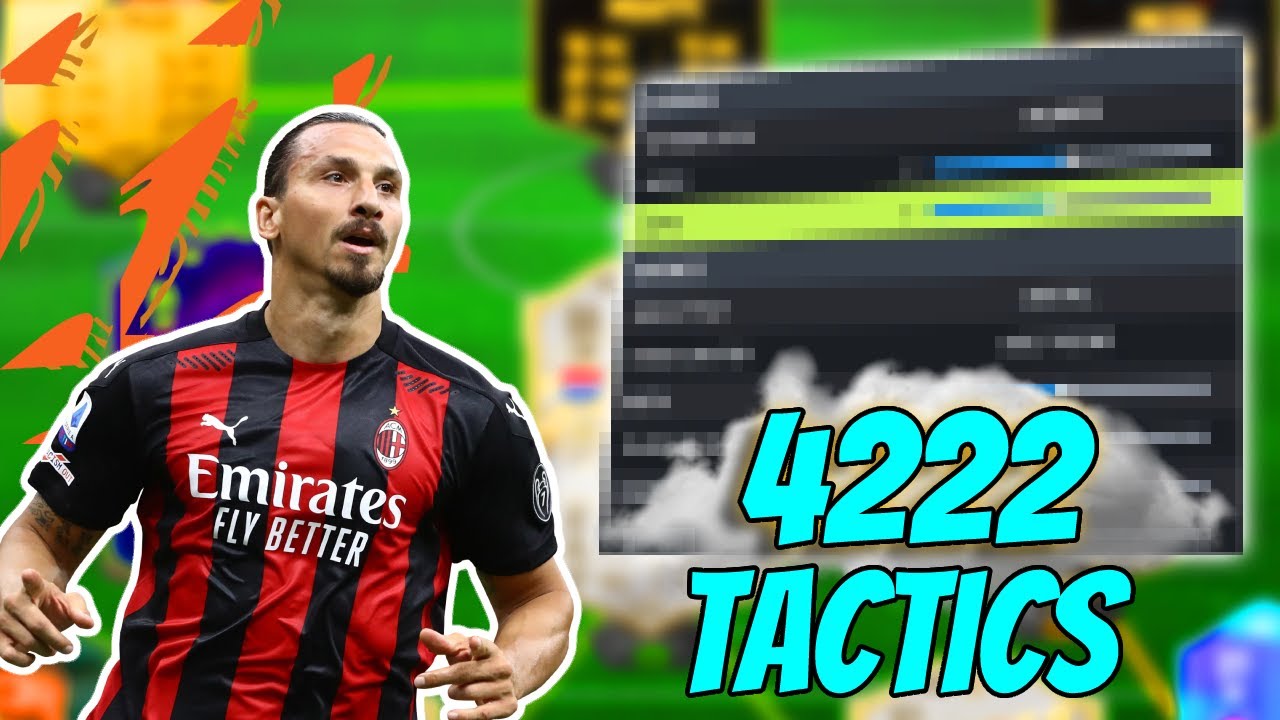 FIFA 22 THE MOST *META* 4222 CUSTOM TACTICS & PLAYER INSTRUCTIONS!! | FUT 22