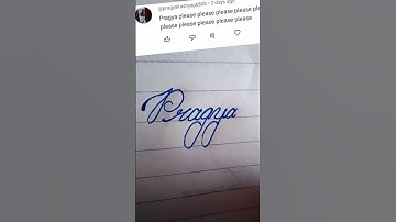 Pragya Beautiful name write in cursive writing #cursive#writing#beautiful#writing#shorts#clips#feeds