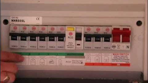 Understanding Your Fuseboard and RCD