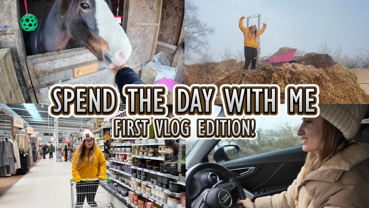 FIRST VLOG! A Busy Day of Shopping, Productivity & Animals! – Spend the Day with Me!