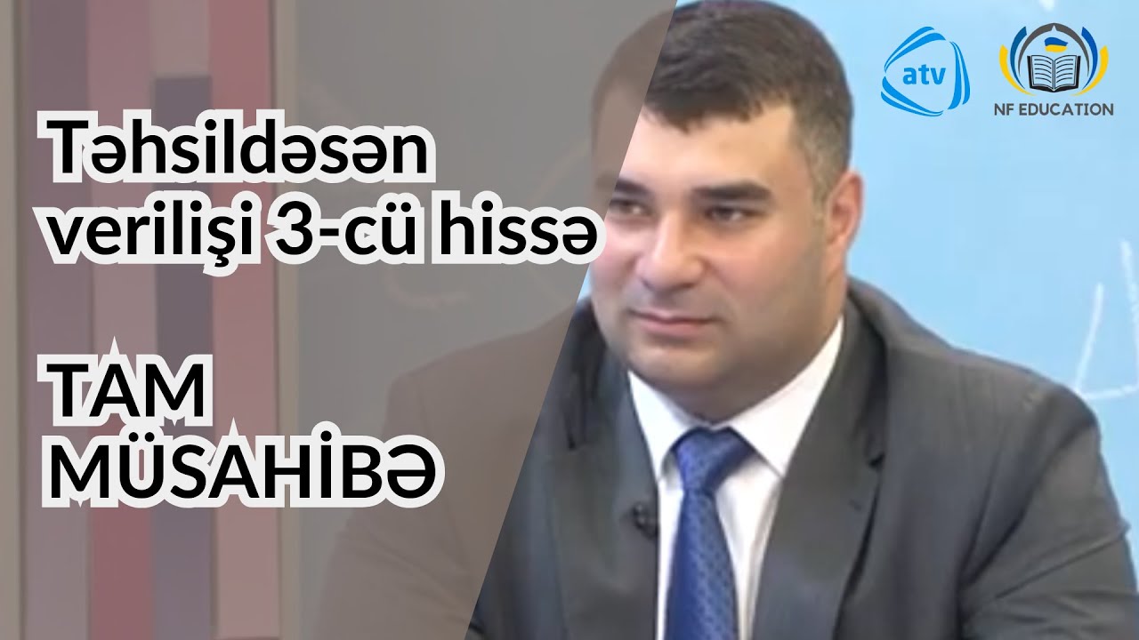 ATV kanalı - Təhsildəsən 3-cü veriliş -  NF Education - Ukraynada tehsil