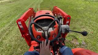 2021 Kubota L3901 Brush Hogging