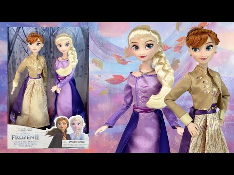 Combo Com 2 Bonecas Frozen Elsa E Anna Original Disney Store