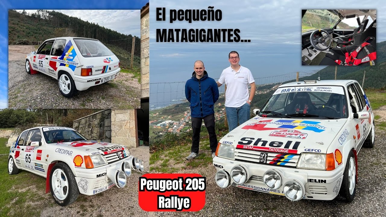 Affiche Poster Vintage 40x60 Cm – 205 Rallye 1985 Michelin