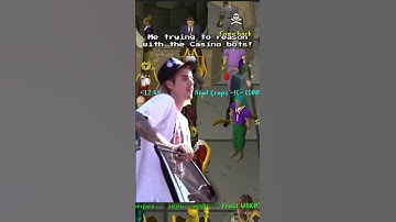 Justin Bieber trying to reason with the Casino Bots on OSRS 😂 #shorts