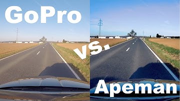 GoPro Hero (2018) vs. Apeman 4k A80 Actioncam // Test Video (Footage) & vergleich!