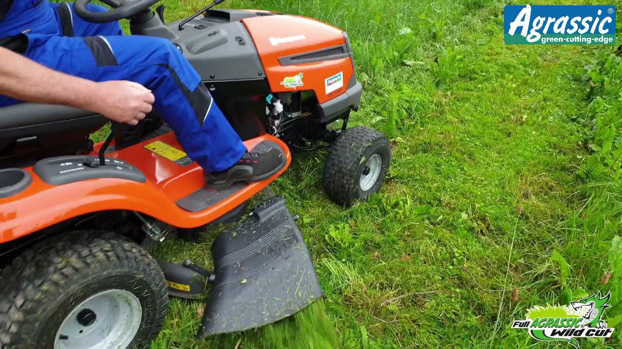 Hydrostat Traktor Husqvarna TS138L FULL AGRASSIC WILD CUT High-Mulching-Performance minimale Kosten´