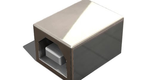 fast74 SolidWorks Tutorial 74 USB B socket