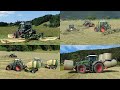 Heuernte mit KRONE & Fendt | Reiterhof Weiss | Highland Easycut Vendro Swadro | hay harvest austria