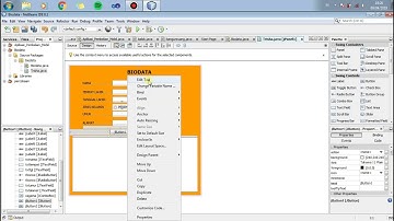 Tutorial Membuat Form Biodata Menggunakan Netbeans