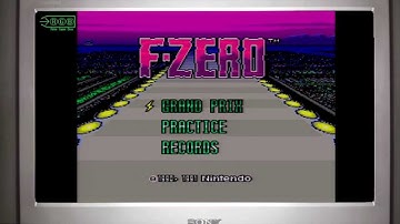 F-Zero SNES Intro/Start Screen - Retro Game Bros
