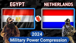 Egypt vs Netherlands Military power comparison 2024 || Netherlands vs Egypt army