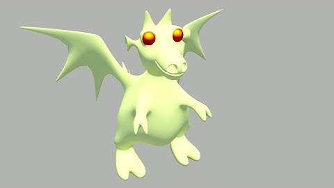 3d Dragon autodesk maya modeling