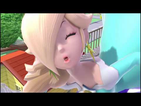 スマブラSP　ピーチ　デイジー　ウェンディ　ロゼッタにパックンフラワーのZ軸バグ下投げ