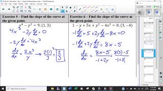 06 08 20   Derivatives   Day 1   Implicit Differentiation video 2