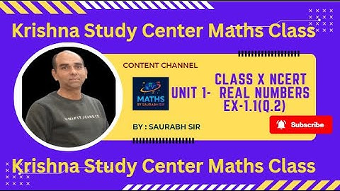 Class X NCERT Unit 1-  Real Numbers Ex-1.1(Q.2) #maths #realnumbers #exercise #basic #class10 #saura
