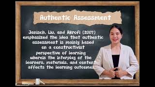 Lesson 10                                    Traditional and Authentic Assessment