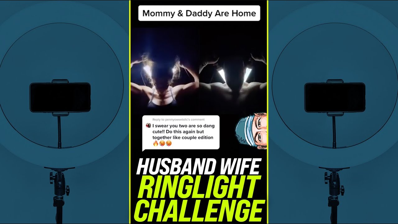 Awesome Doctor Husband and Wife Ring Light Challenge 🥰 