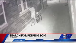 Police Search For Peeping Tom Caught On Home Surveillance In Overnight Hours Looking In Muncie Hom