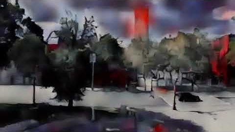 video style transfer test2 with convolutional neural network