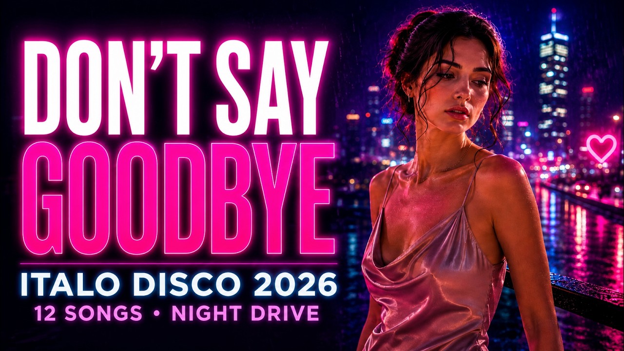 DON’T SAY GOODBYE — Emotional Italo Disco 2026 | 12 Songs Romantic Euro Disco Night Drive Mix