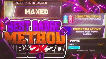 *NEW* NBA 2K20 BADGE GLITCH!AFTER PATCH 1.10!UNLIMITED BADGE POINTS FAST AND EASY!