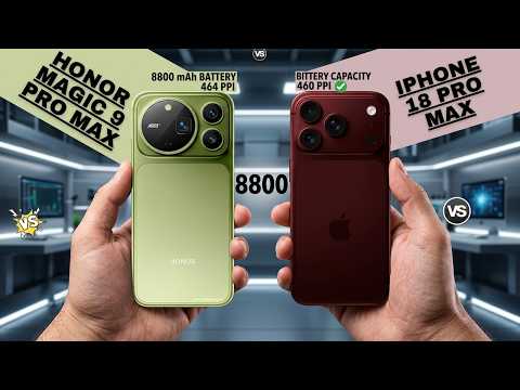 Honor Magic 9 Pro Max vs iPhone 18 Pro Max : The Comparison You've Been Waiting For
