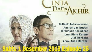 Sinopsis Cinta Tiada Akhir ANTV Hari Ini Sabtu 1 Desember 2018 Episode 25 Sinopsis Cinta Tiada Akhir ANTV Hari Ini Sabtu 1 Desember 2018 Episode 25