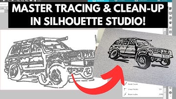 Silhouette Tutorial: In-Depth Guide to Tracing & Cleaning Up Detailed Images – Step-by-Step