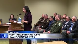 Proposed Bill Would Establish Mason Moore Memorial Highway In Honor Of Late Deputy