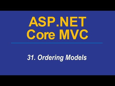 31. ORDERING MODELS