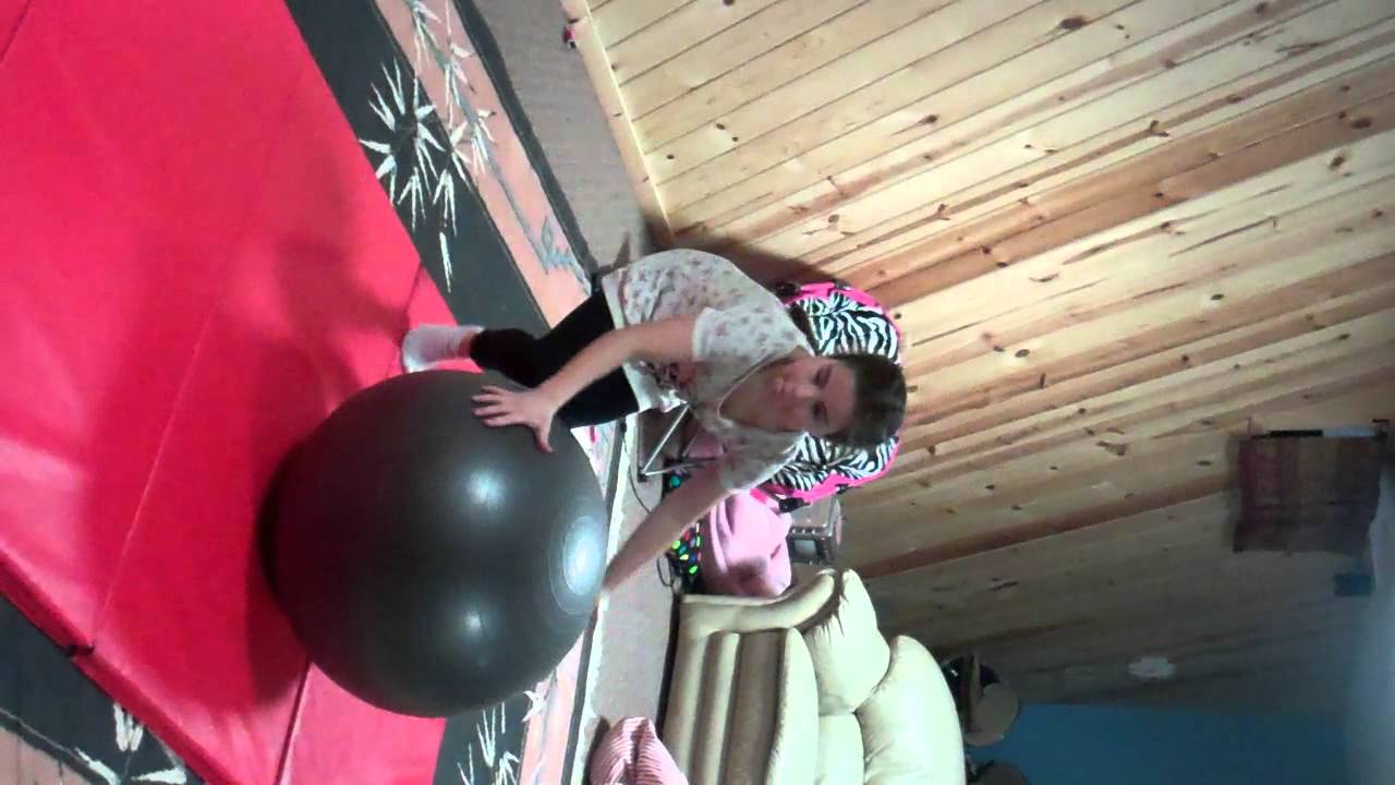 exercise ball tricks YouTube