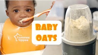 BEST BABY OATS PORRIDGE RECIPE TO MAKE AT HOME USING FORMULA FOR 4/6+ months | WEAN-LED