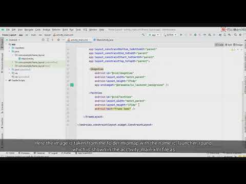 MOBILE COMPUTING || FRAME LAYOUT || LAB EXERCISE