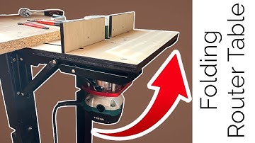 Build the ultimate DIY Folding Router Table!
