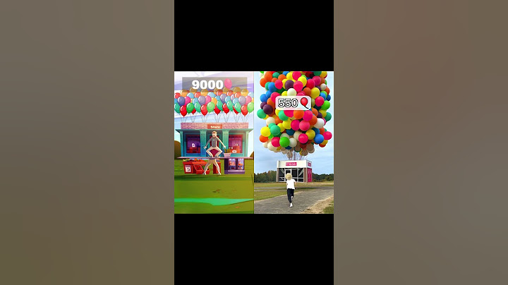 How Many Balloons To Make A Store Fly | Original Vs Animation  #mrbeast #animation