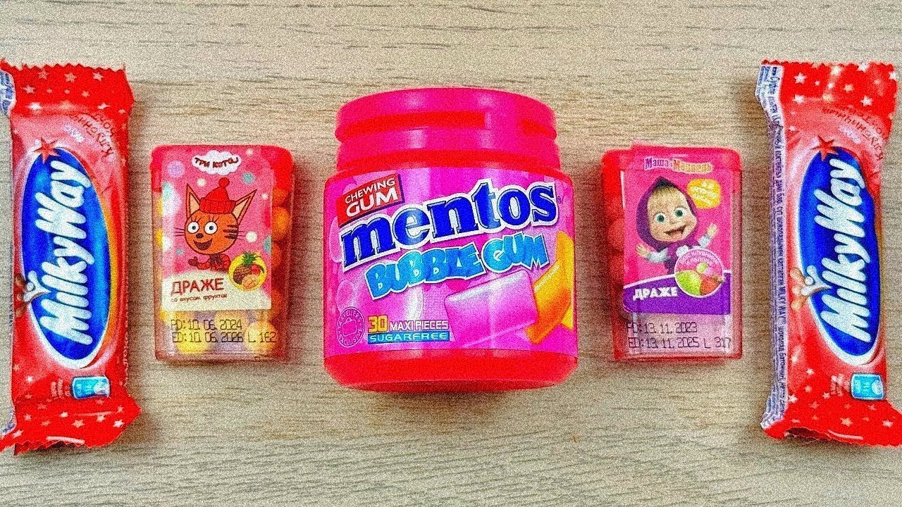 Rainbow Candy & Snickers | Visual Crunch Party 🌈🍫