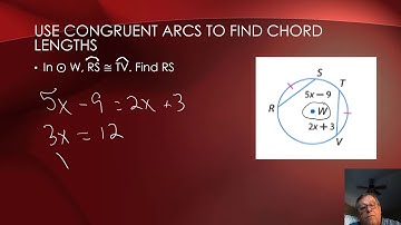 Use Congruent Arcs to Find Chord Lengths